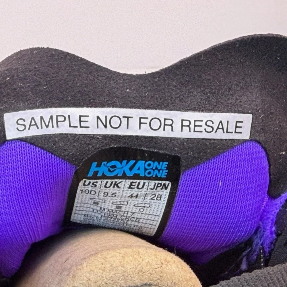 Hoka One One Mach 7 Running Shoes Men's Size 10D Purple 1171904 CKCS Sample
